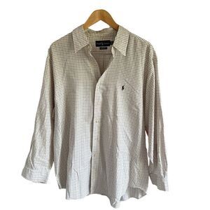 Ralph Lauren Classic Fit 100% Cotton Dress Shirt 17 1/2 32/33